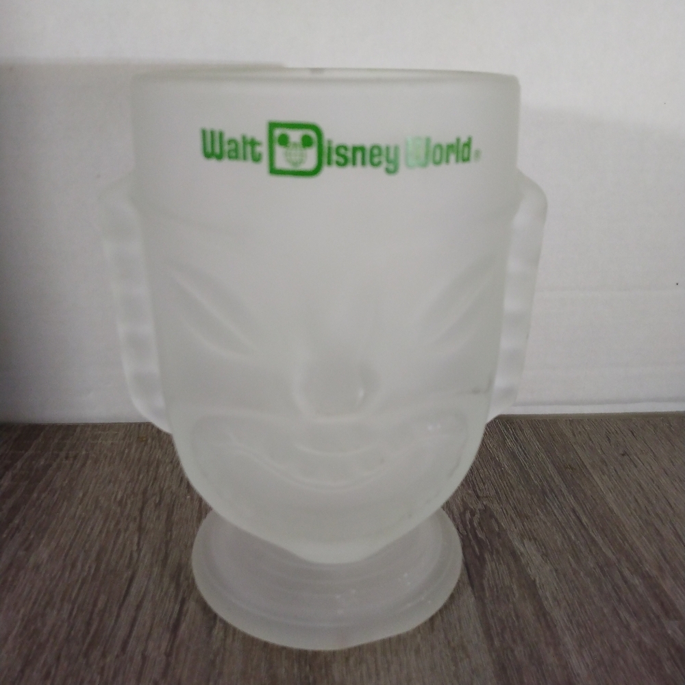 Walt Disney World Frosted Glass Cup